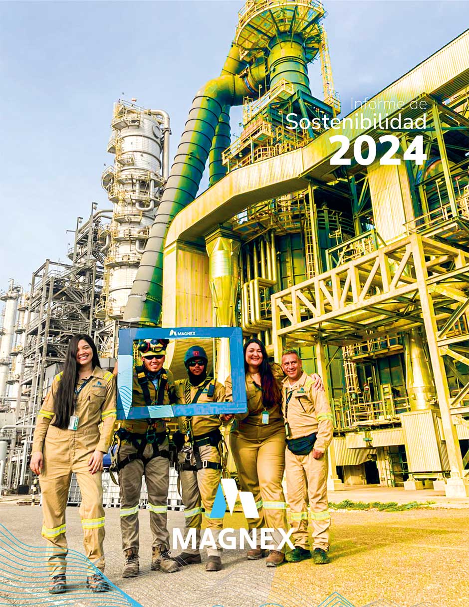 Portada del Informe de Sostenibilidad 2024 magnex